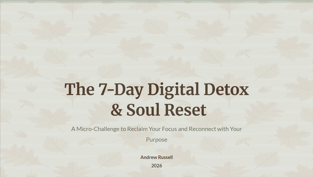 Try a 7-Day Digital Detox and Soul Reset