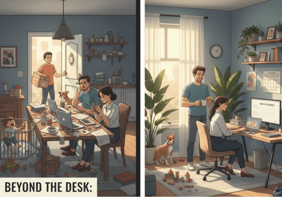 How Remote Work Shapes Household Harmony